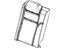 Mopar 68102688AA Seat Back Pad, Rear Passenger Side