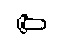 Mopar 6104629AA Door Trim Panel Screw, Rear