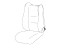 Mopar 6VJ62HL1AA Cover Front Seat Cushion