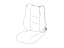 Mopar 6VJ83DX9AA Cover Front Seat Back