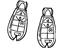 Mopar 68051666AC Transmitter Integrated Key Fob
