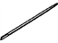 Mopar ZF80TZZAA Body Side Molding, Rear