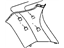Mopar 5HS30BD1AE Molding D Pillar