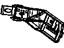 Mopar 68104282AA Latch Support, Rear Passenger Side