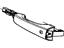 Mopar 1RH65DX8AD Handle, Outside, Black, Rear Outer