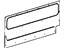 Mopar 1HD29XDVAA Panel Quarter Trim
