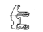 Mopar 4814461AB Hinge, Front Upper
