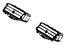 Mopar 1AM66DX9AD Air Vent Grille, Center Passenger Side