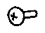 Mopar MS350014 License Panel Bolt, Front