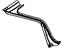 Mopar 68058755AB Trough, Rear Driver Side