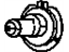 Mopar L0000000H7 Headlamp Bulb, Front