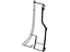 Mopar 1EB80XDVAA Lock Pillar Trim, Gray, Lower Passenger Side